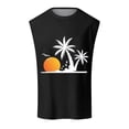 thumbnail image 1 of Men's Summer Fashion Coconut Sunset Vest Design Wind Vest, 1 of 6