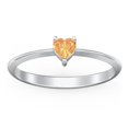 thumbnail image 2 of Heart Birthstone Ring - Citrine (November), 2 of 6
