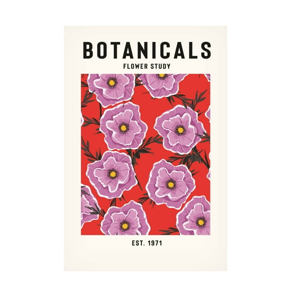 Trademark Fine Art jay stanley Botanicals Flower Study Canvas Wall Art