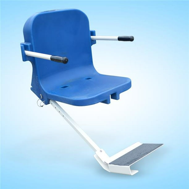 Aqua Creek Products F0904FRA Standard Angled Plastic Footrest, Blue