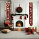 thumbnail image 5 of Decoraciones de la Puerta de Navidad Cortinas de la Puerta de la Pareja de Navidad Personalizadas Decoración de la Puerta de la Fiesta Canopy Bandera de Navidad Paño de Fondo Decoración de la Luz de N, 5 of 6