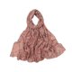 thumbnail image 5 of Bufanda de gasa larga, elegante, suave, para primavera y verano, ligera, para el cuello Rosa con flor blanca, 5 of 9
