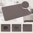thumbnail image 5 of Large Diatomaceous Stone Dish Drying Mat, Quick Dry Kitchen Drying Mat for Countertop Dishes, and Utensils Brown 19.7*15.7 inch, 5 of 7