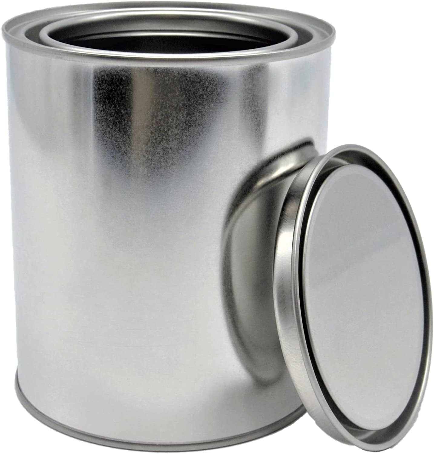 Empty Quart Paint Cans with lids (Pack of 50) Empty Metal Paint Cans