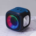 thumbnail image 4 of Altavoces de música Altavoz estéreo inalámbrico compatible con Bluetooth 5.3 de 7 W (negro), 4 of 6