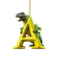 thumbnail image 2 of Summer Savings! Christmas Dinosaur Ornaments, Acrylic Letter Cartoon Pendant for Kids ,Decorative Hanging Ornaments Funny Dino Figures for Christmas Tree Hanging Gift Decoration, 2 of 2