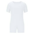 thumbnail image 4 of Xysaqa Men's Soft Pajama Set Trendy Lightweight Comfy Ice Silk Textured Loose Fits Short Sleeve Shirt + Shorts Set Summer Clothes for Men 2X 3X 4X, 4 of 6