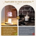 thumbnail image 4 of Pink Adjustable Candle Warmer Lamp with Timer, Mother’s Day Gift Lamp Fits All Jar Candles Home Decor, Fragrance Wax Melter, Birthday Gift for Women, 4 of 9