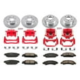 thumbnail image 2 of PowerStop Front and Rear Z23 Evolution Sport Brake Pad and Rotor Kit with Red Powder Coated Calipers Fits: CADILLAC CHEVROLET GMC Select Models KC6560, 2 of 7