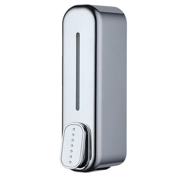 dispensador de jabón líquido cromado 350 ml