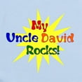 thumbnail image 2 of CafePress - MY UNCLE DAVID ROCKS Infant Bodysuit - Baby Light Bodysuit, Size Newborn - 24 Months, 2 of 4