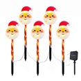 thumbnail image 1 of Santa Claus Estaca Solar LED Copo Nieve Navidad Creativo S Rojo, 1 of 9