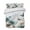 Blue, variant on Quilts King Size, Teal Tulip Butterfly Soft Comforter Bedding Set for Bed, Beige Turquoise Floral Blue Coastal Lightweight Quilted Bedspread with Pillow Cover(2 Pieces) for All Season, 96x106 Inch