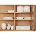 thumbnail image 5 of Covermates Keepsakes - Serveware Storage - Padded Protection - ID Window - Stain Resistant - Machine Washable - China Storage, Cream, 5 of 6