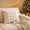 Cream, variant on CHERAISA Throw Pillow for Couch, Soft Xmas Decorative Sofa Chair Seat Cushion 18“x18”,with Zipper & Pillow Insert & Case, Cream
