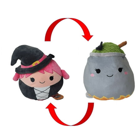 Squishmallows Official Kellytoys Plush 12 Inch Wexla the Witch and Johanna the Witches Brew FlipAMallow Ultimate Soft Stuffed Toy