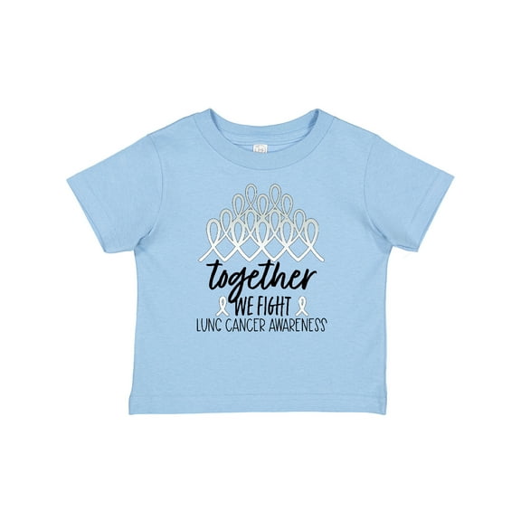 Inktastic Together, We Fight Lung Cancer Awareness Boys or Girls Baby T-Shirt