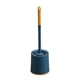 thumbnail image 2 of Cepillo de inodoro doméstico sin ángulo muerto, cepillo de inodoro de pared sin orificios, mango largo, juego de cepillos de limpieza de pared, cepillo de inodoro de polipropileno con base, 2 of 6