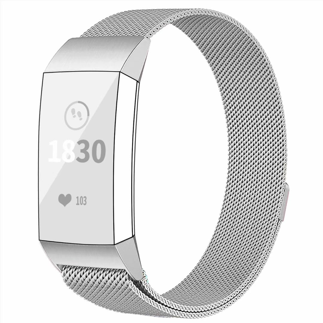 For Fitbit Charge 3 Band Metal Stainless Steel Milanese Loop Wristband Strap Hot 
