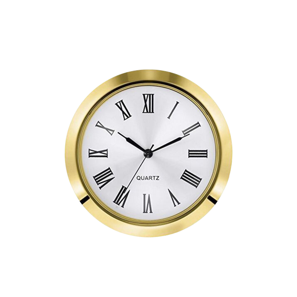Uposao Quartz Clock Silent No Tick Diameter 55Mm Creative Round Decorative Wall Clock For