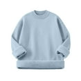 thumbnail image 2 of Ailaofu Fleece Lined Sweatshirts For Women Long Sleeve Crewneck No Hood Pullover Top Winter Thermal Warm Sweatshirt, 2 of 7