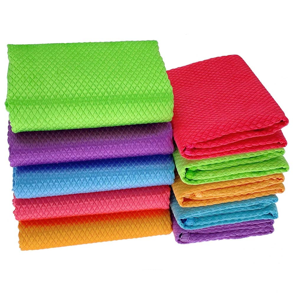 Details about   Microfiber Polishing Cleaning Cloth Fish Scale Random Color 1pc 1X 