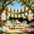 thumbnail image 6 of Dongrere Plastic Tassel Garland Banner, Colorful Fringe Streamer for Birthday Wedding Shower Party Wall Backdrop Decor, Green, 6 of 6