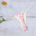 thumbnail image 6 of Wxolcjlv Seamless Thongs For Womens V-Waisted No Show Sexy Thong Panties Ladies Breathable Comfortable Valentine Underwear,Size S-XXL, 6 of 6
