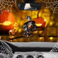 thumbnail image 3 of Colgante de árbol de Navidad para decoración del hogar, adorno para ventana de coche, adorno de mochila, bonito perro, Halloween, 3 of 4