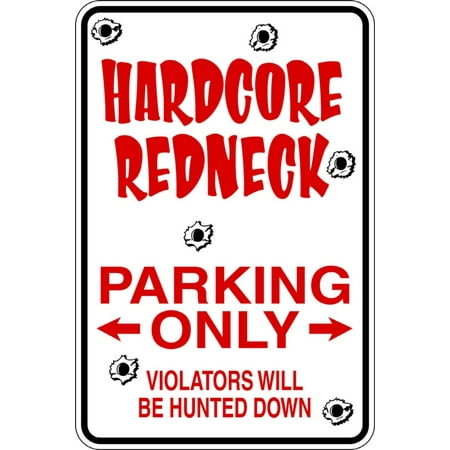 Signs Die Cut Wall Border - Hardcore - Parking Signs - Picture Art - Peel & Stick Vinyl Wall Decal Sticker Size : 9 Inches X 18 Inches