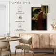 thumbnail image 5 of Elephant Stock The Crystal Ball Wall Art - Vertical Canvas Wall Art - Living Room Wall Decor - People Canvas - Brown And Yellow Decor By John William Waterhouse - 8" x 12", 5 of 8