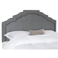 thumbnail image 5 of Safavieh Alexia Modern Glam Upholstered Headboard with Nail Heads, 5 of 11
