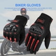 thumbnail image 4 of Bsvklp Guantes Moto Guantes Carreras Antideslizantes para BMX ATV Road Racing (Rojo XXL), 4 of 9