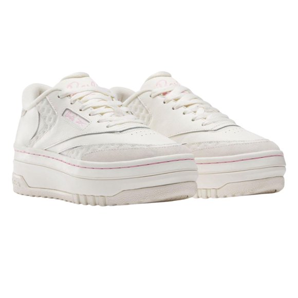 Reebok Adult X Barbie Club C Leather Trainers