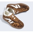 thumbnail image 3 of LUCKY STEP Womens Classic Retro Gum Sole Fashion Sneakers Genuine Leather Anti Slip Casual Shoes,Leopard, 3 of 10