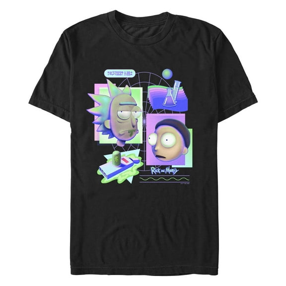 Men's Rick and Morty 3D Duo Graphic T-Shirt