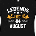 thumbnail image 4 of Inktastic Legends Are Born in August Boys or Girls Toddler T-Shirt, 4 of 5