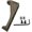 Sand, variant on Shooting Stabilizer Durable and Lightweight Nylon Handle Crossbows Archery Accessories,Black