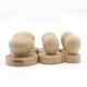 thumbnail image 4 of EeaseMX 5 sellos de madera de 3,8 cm con mango redondo para manualidades y álbumes de recortes., 4 of 7