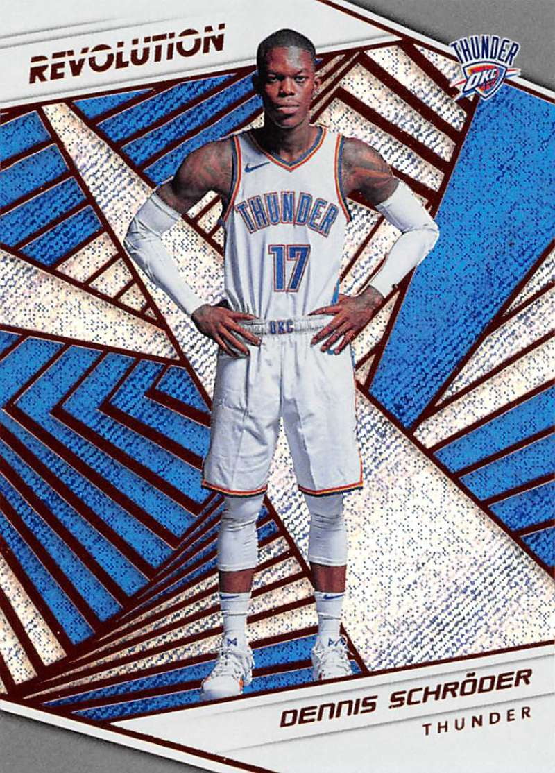 2018 19 Panini Revolution 83 Dennis Schroder Oklahoma City Thunder Basketball Card Walmart Com Walmart Com