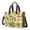 Sunflower and Scroll Cream Pattern, variant on Sunflower and Leopard Yellow Pattern Canvas Messenger Tote Bag, Teacher Tote with Multi Pockets & Removable Strap, Durable Canvas Gifts for Women Men Teacher Nurse