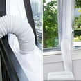 thumbnail image 4 of Air Conditioner Window Seal, Window Seal for Portable Air Conditioner and Tumble Dryer, Works, Air Exchange Guards 300cm, 4 of 9