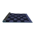 thumbnail image 2 of Ahgly Company Indoor Square Abstract Blue Modern Area Rugs, 6' Square, 2 of 4