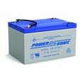 thumbnail image 1 of POWERSONIC PS12100F1 12V 12AMP Sealed Lead Acid BAT, 1 of 4
