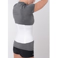 thumbnail image 3 of Advanced Orthopaedics 507 - W 10 in. Lumbar Sacral Support With Double Pull Tension Straps- White - Large, 3 of 5