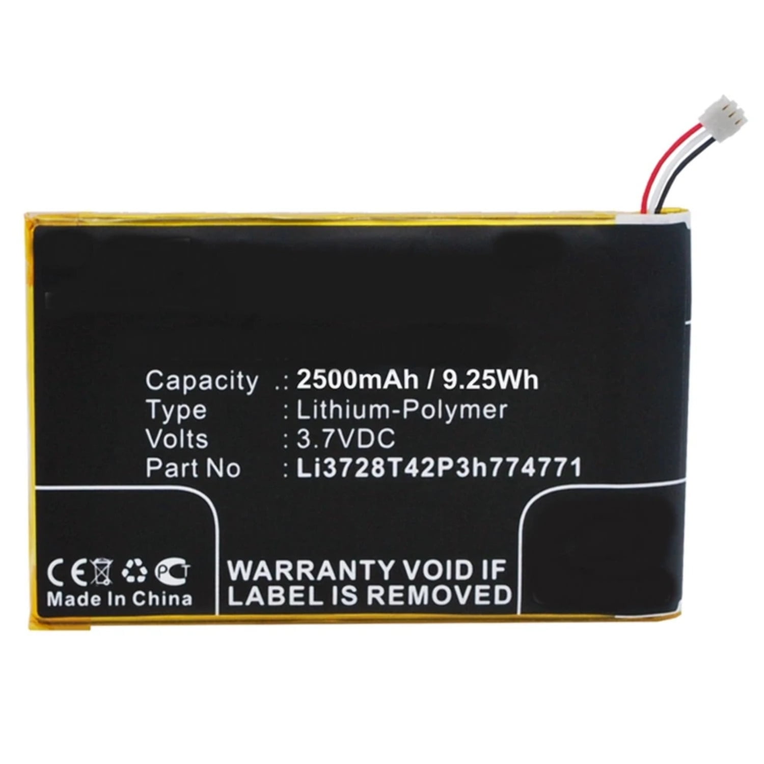 Batteries N Accessories BNA-WB-P1537 Wifi Hotspot Battery - Li-Pol, 3.7V, 3000 mAh, Ultra High Capacity Battery - Replacement for Tmobile Li3728T42P3h774771 Battery
