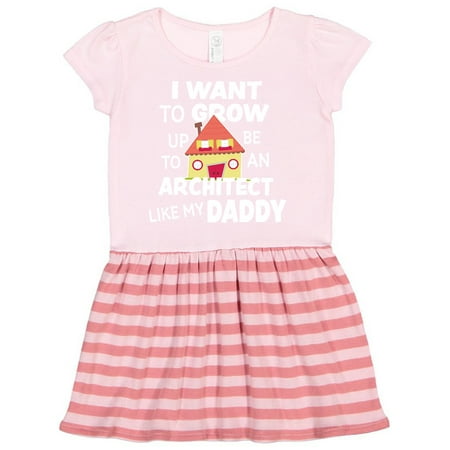 

Inktastic I Want To Grow up To Be An Architect Like My Daddy Gift Toddler Girl Dress