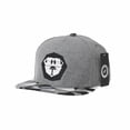 thumbnail image 1 of WITHMOONS Snapback Hat Lion Paper Fold Patch Geometry Pattern Flat Brim Cotton Baseball Cap TR2938 (Grey), 1 of 4