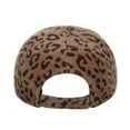 thumbnail image 5 of GBSYEWXS Baseball Cap For Women Casual All-Season Leopard Print Soft Hat Coffee, 5 of 5