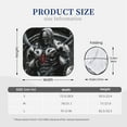 thumbnail image 3 of Windshield Sun Shade, Mecha Skeleton Warrior Foldable Car Sun Shade Windshield for Front, 2 Pieces, 3 of 7